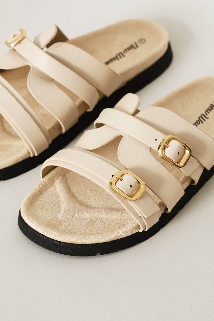 Girls Health Sandal - Ecru
