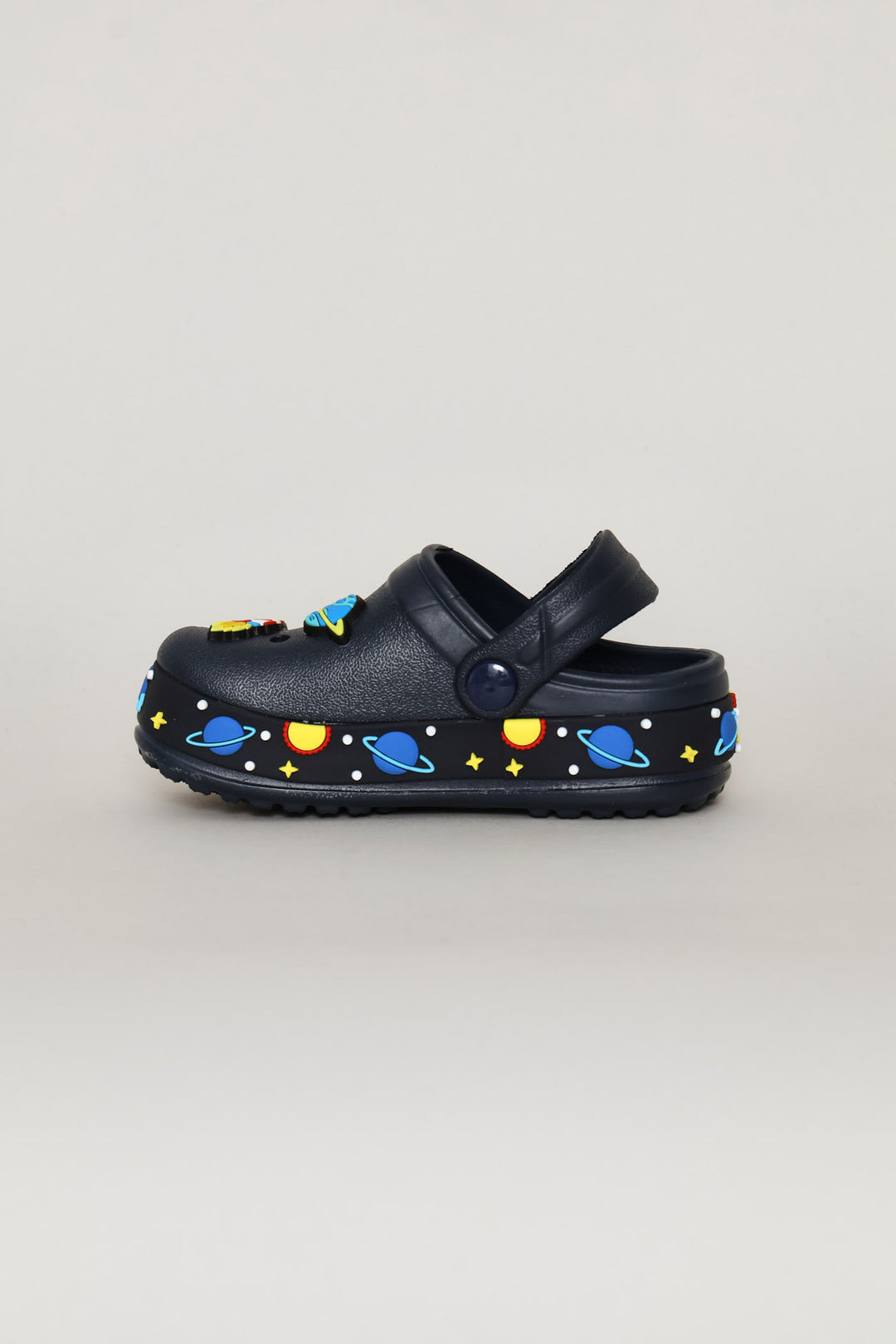Pre-Boys Space Strip Clog - Cobalt