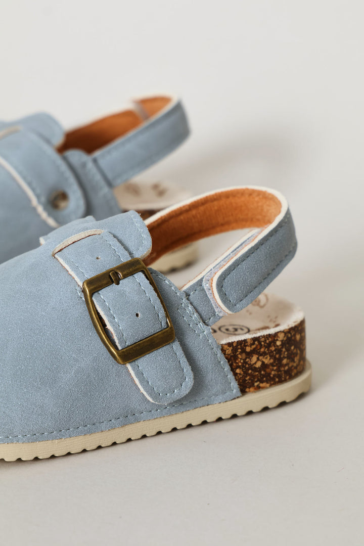 Baby Boys Closed Toe Pu Clog - Blue