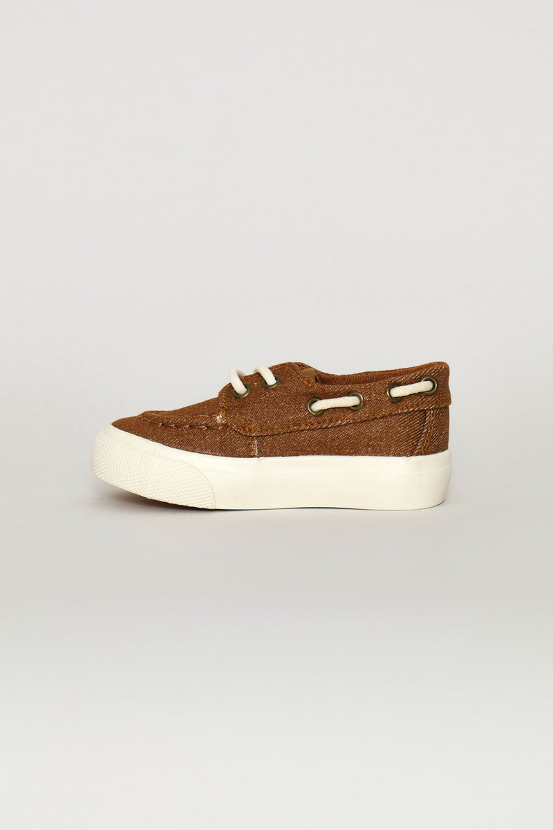 Pre-Boys Boat Shoe - Tan