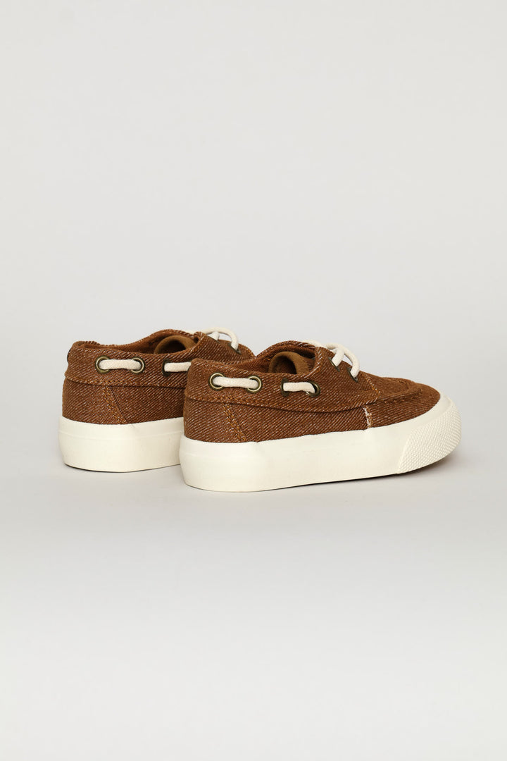 Pre-Boys Boat Shoe - Tan