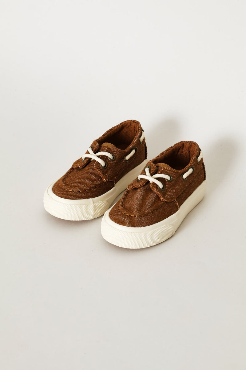 Pre-Boys Boat Shoe - Tan