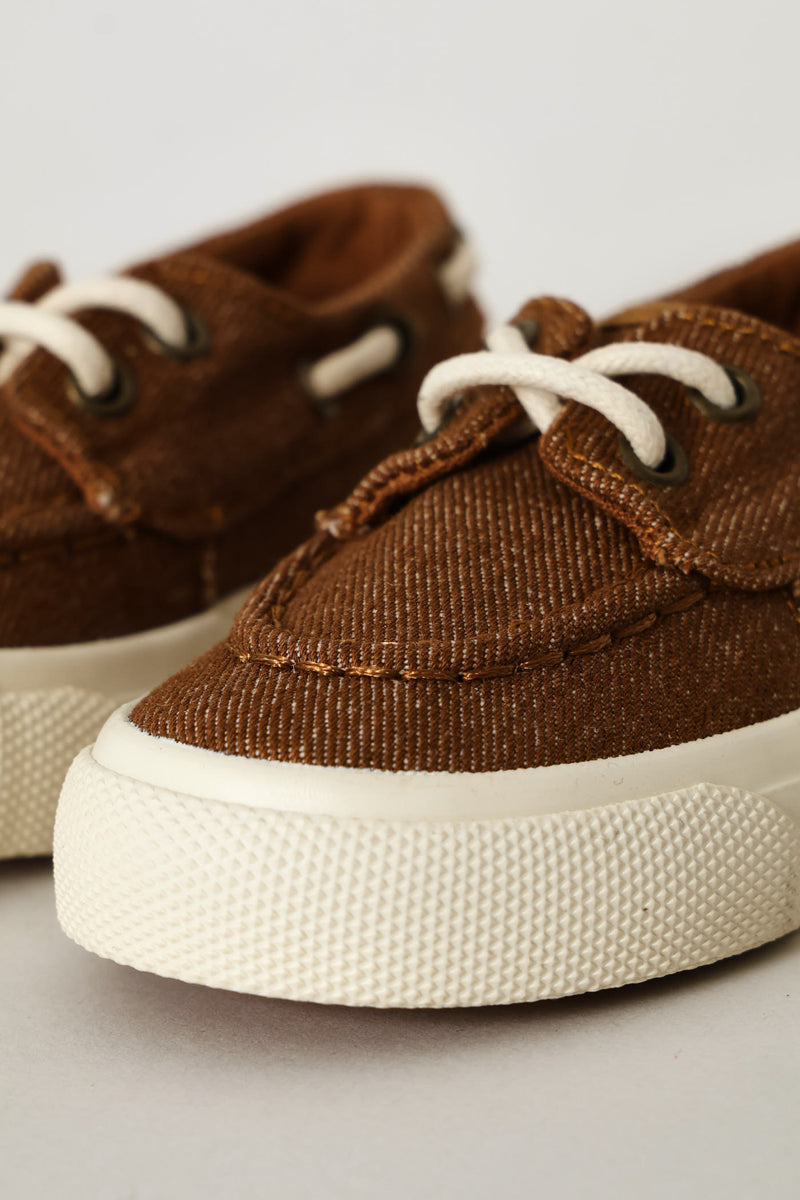 Pre-Boys Boat Shoe - Tan