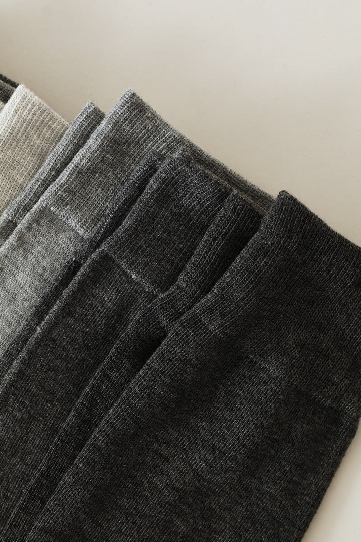 7 Pack Anklet Socks - Grey Melange