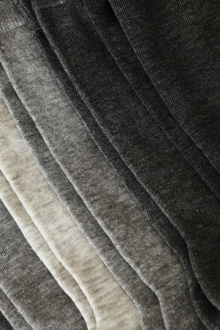 7 Pack Anklet Socks - Grey Melange
