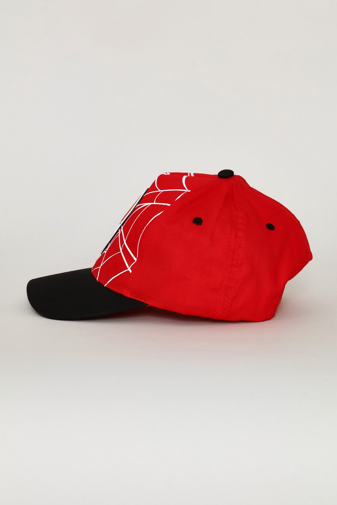 Pre-Boys Spiderman Peak Cap - Red