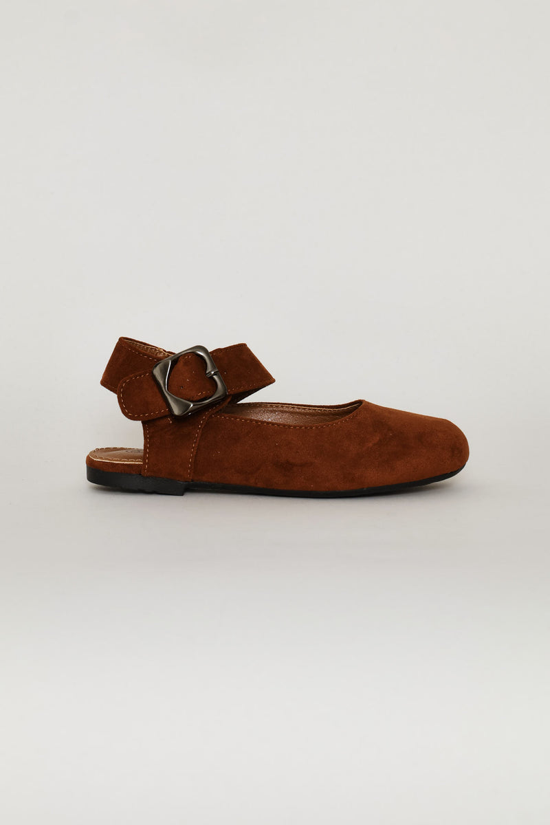 Girls Slingback Pump - Tan