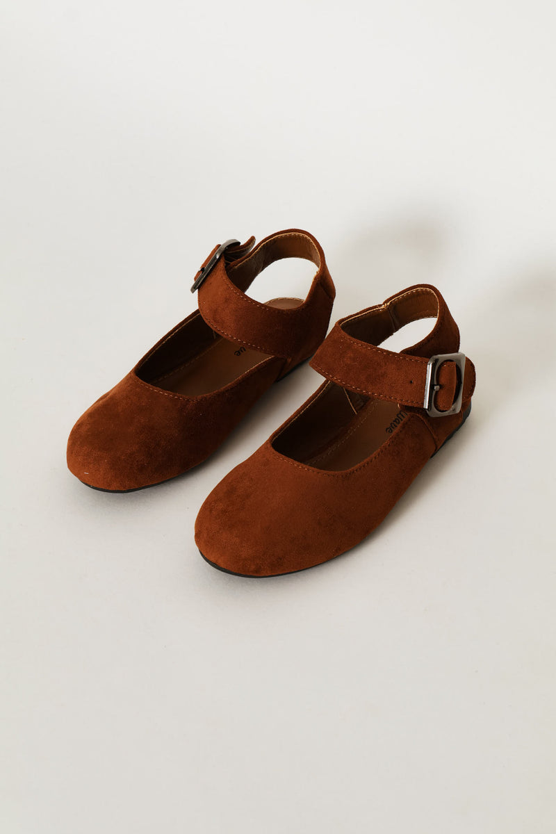 Girls Slingback Pump - Tan