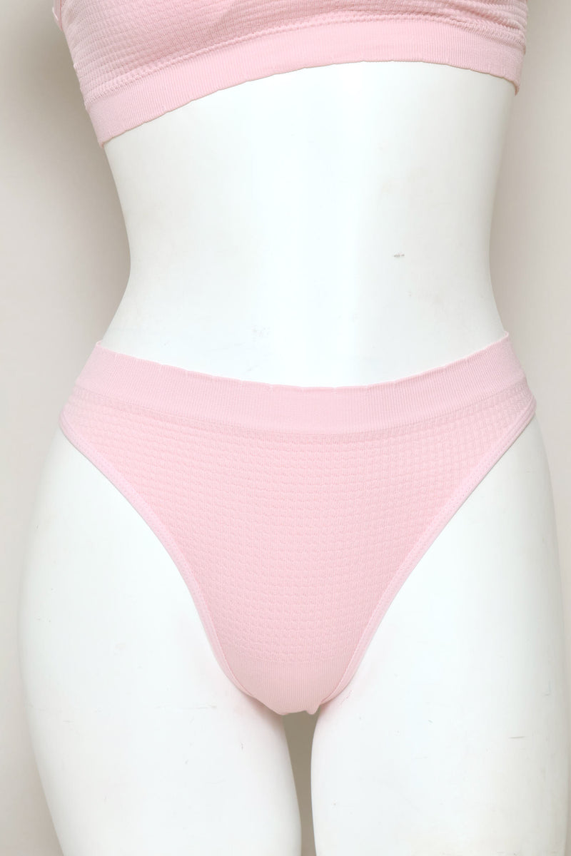 Single Seamless Thong - Pink