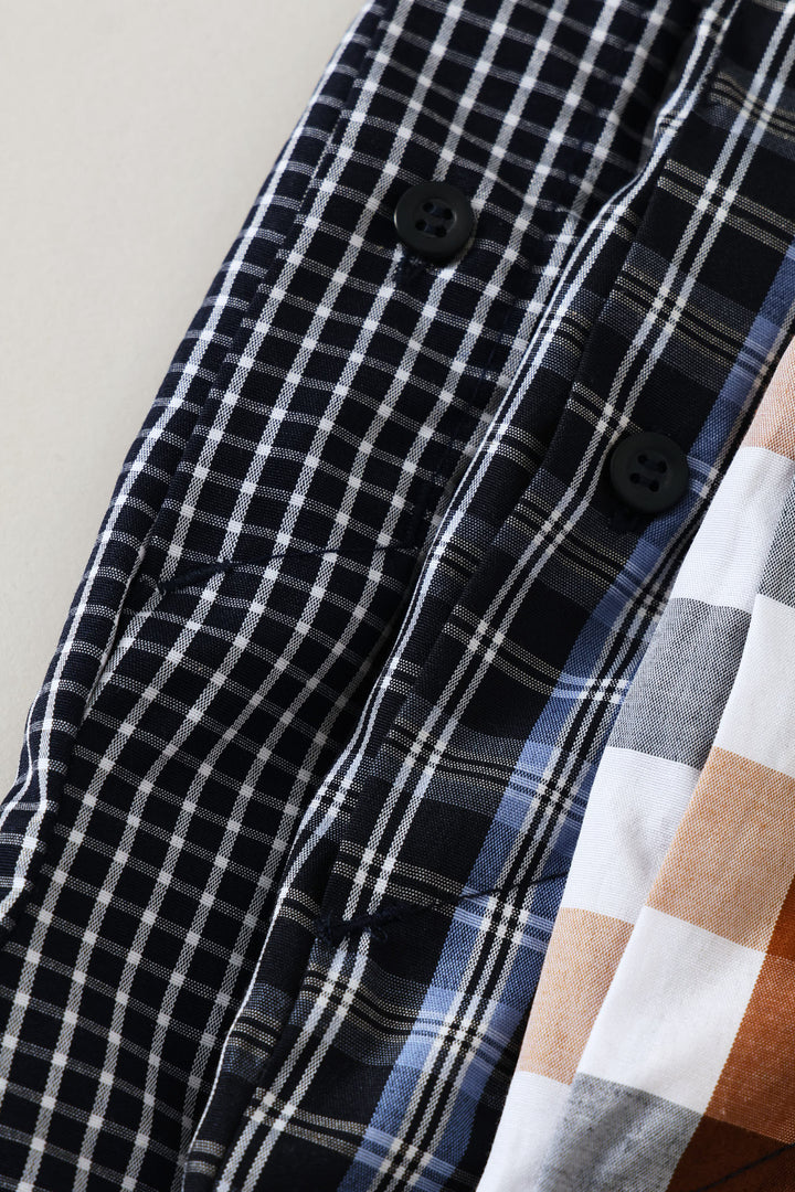 3 Pack Check Poly Woven Boxers - Multi