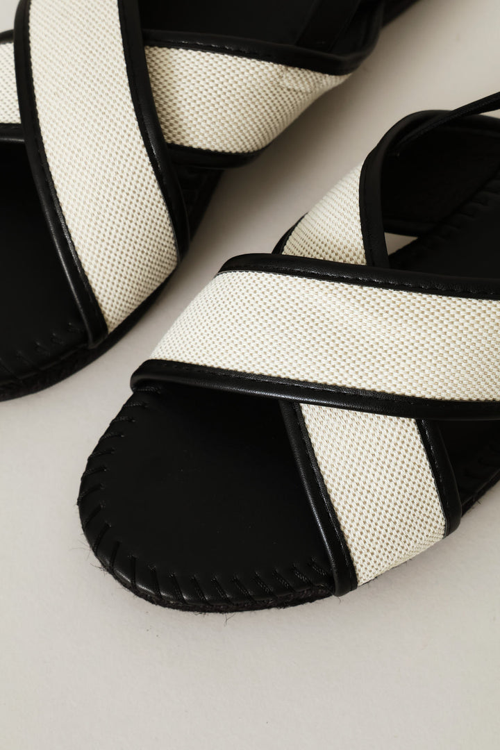 Criss Cross Sandal - Black