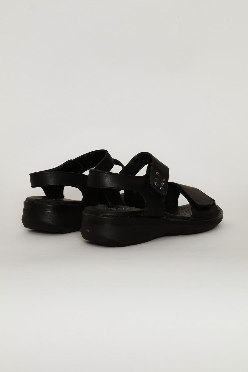 Soft Obamia Mono Sandal - Black