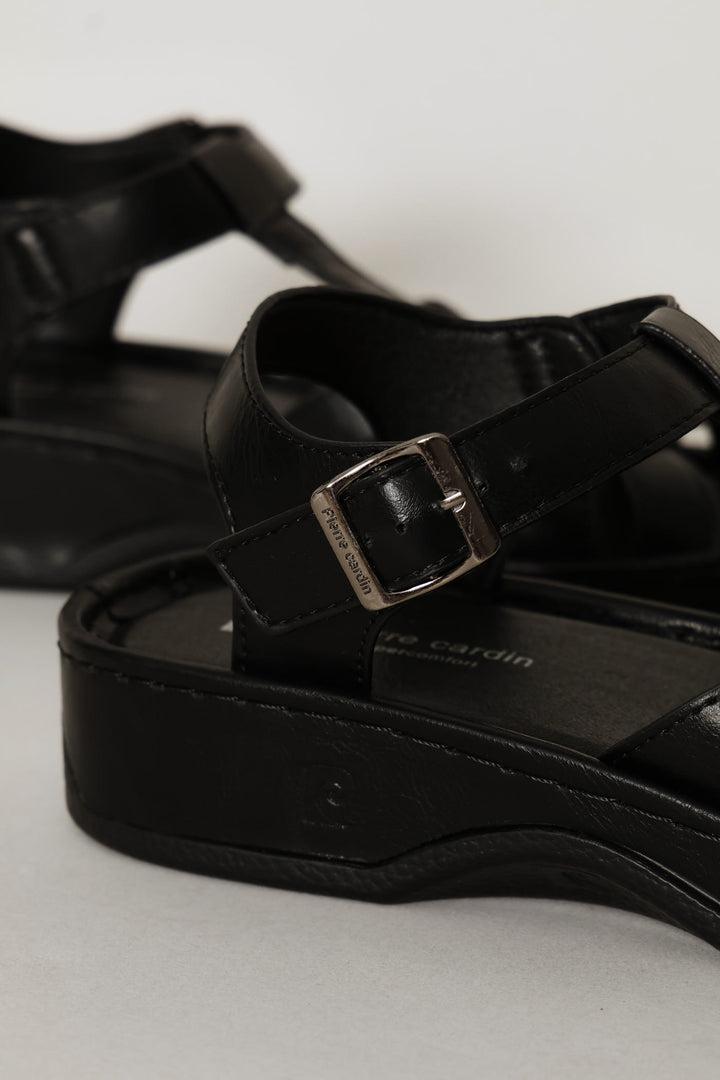 Caged Sandal - Black