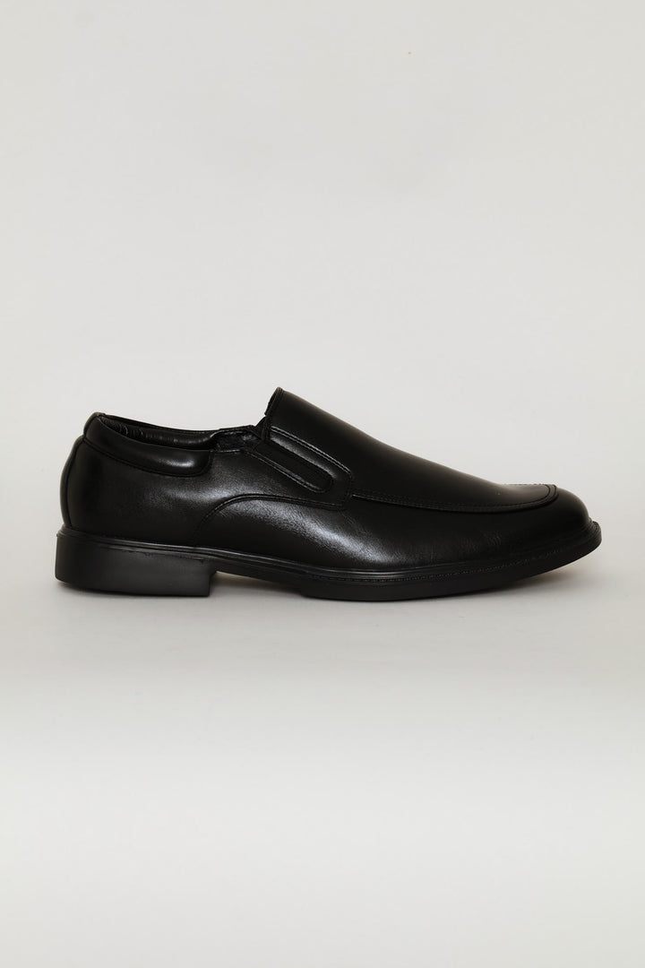 Comfit Square Toe Slip On Formal Shoe  - Black