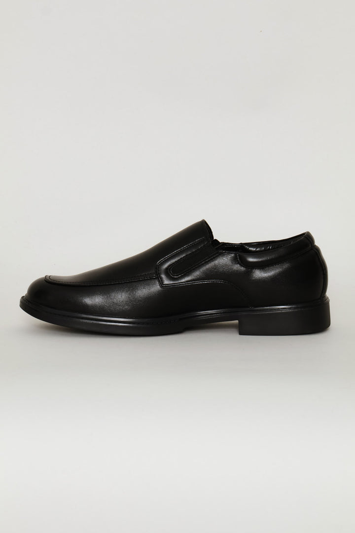 Comfit Square Toe Slip On Formal Shoe  - Black