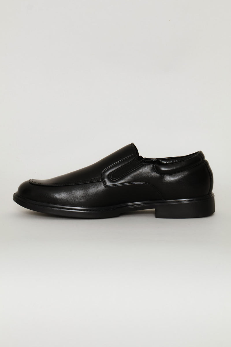 Comfit Square Toe Slip On Formal Shoe  - Black