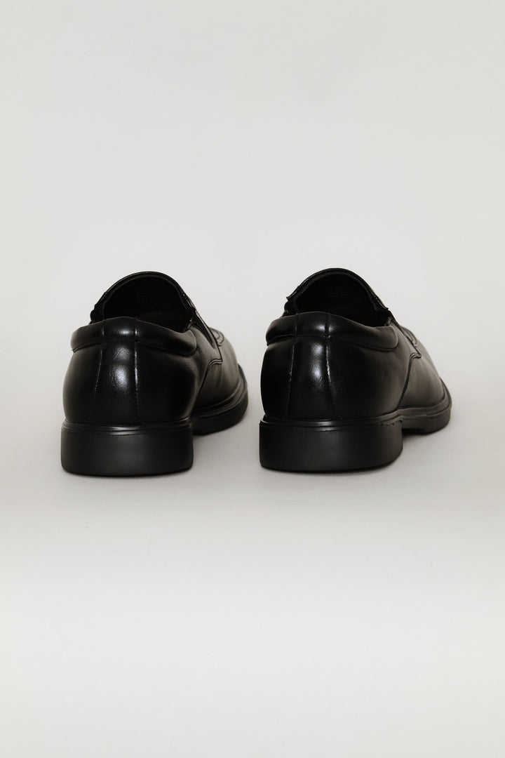 Comfit Square Toe Slip On Formal Shoe  - Black