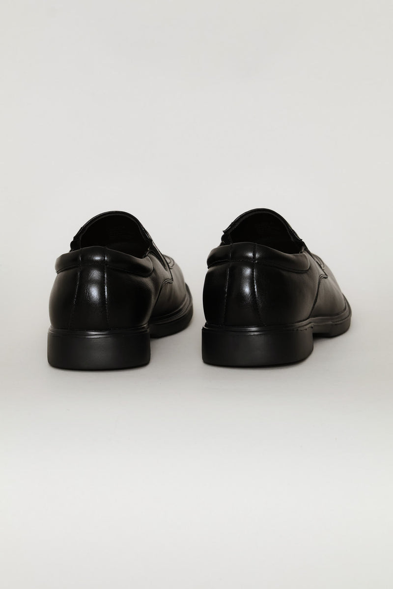 Comfit Square Toe Slip On Formal Shoe  - Black