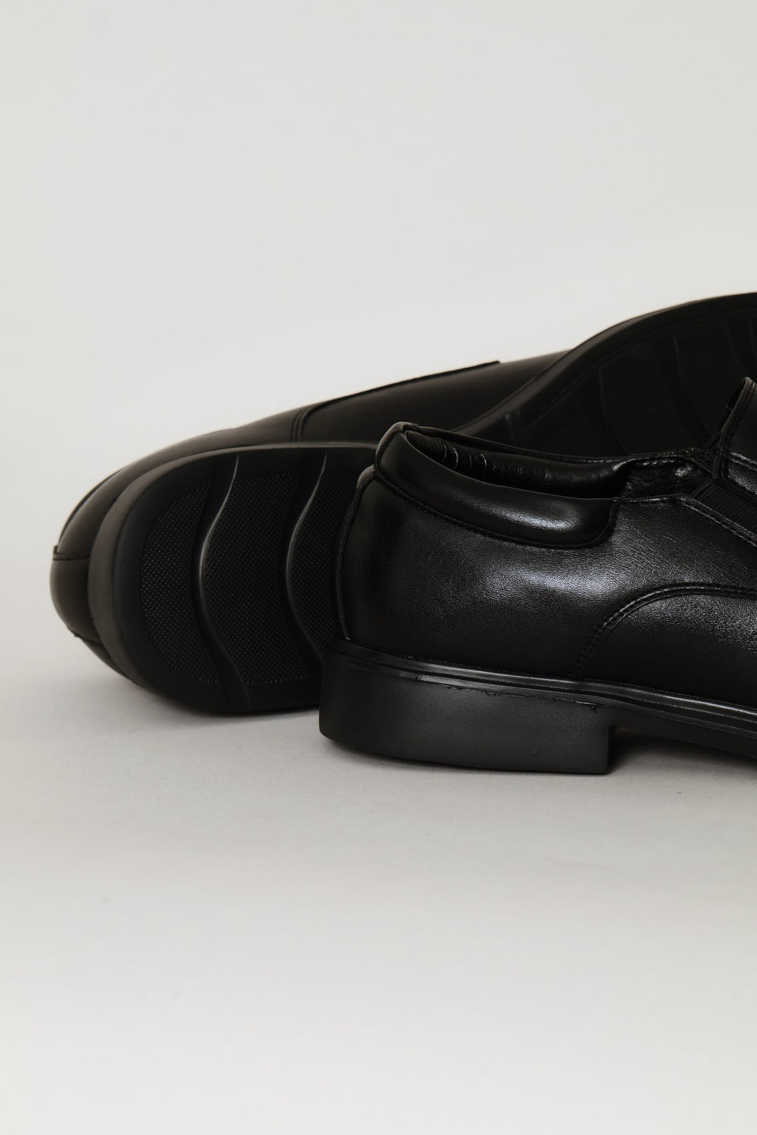 Comfit Square Toe Slip On Formal Shoe  - Black