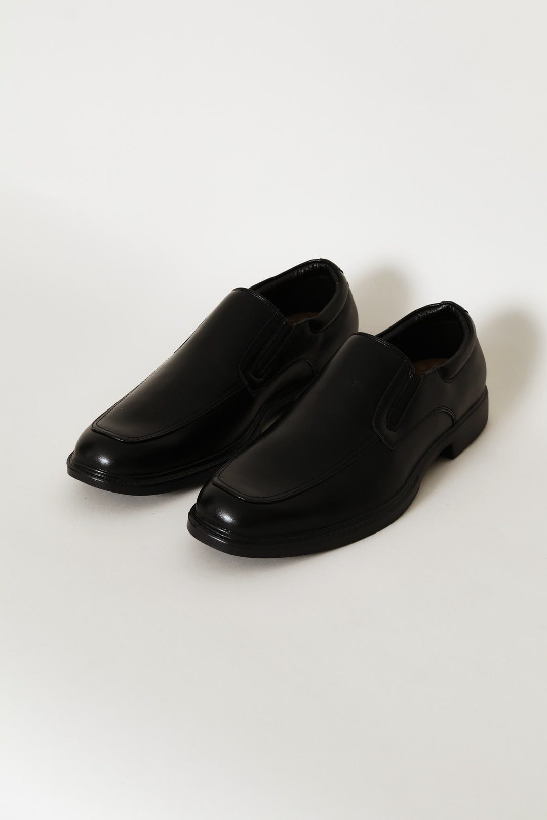 Comfit Square Toe Slip On Formal Shoe  - Black