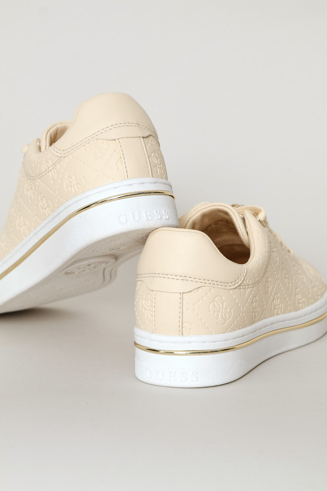 Embossed Sneaker - Cream