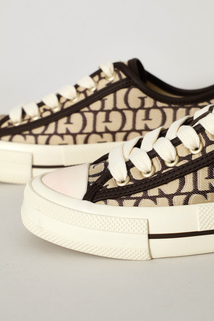 Canvas Sneaker - Dark Brown