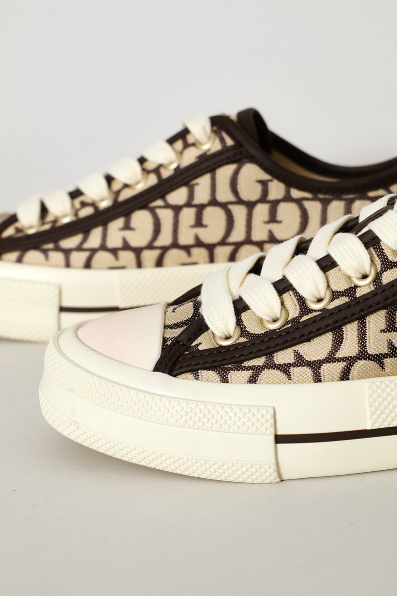 Canvas Sneaker - Dark Brown