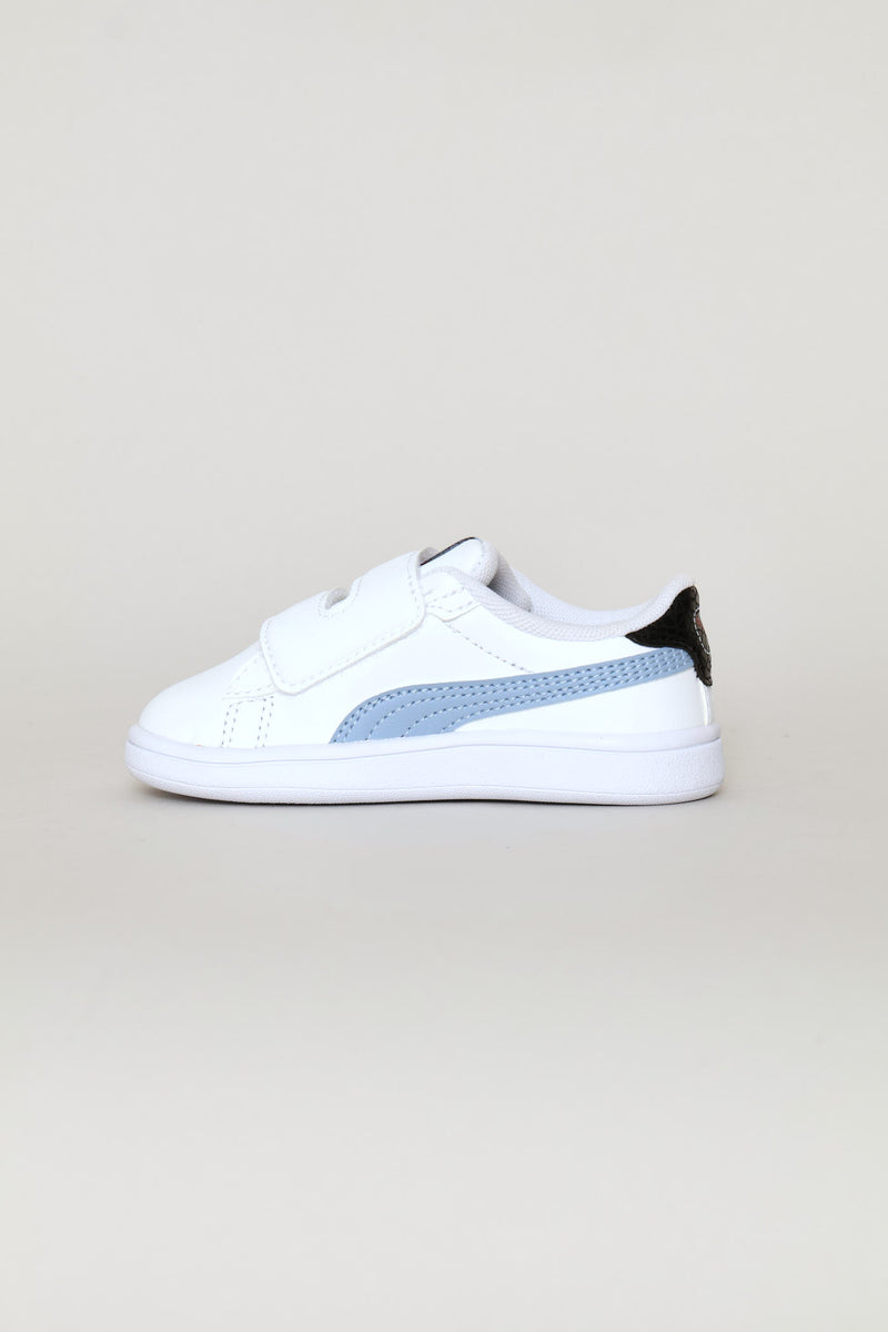 Pre-Boys Smash 3.0 Racing Crew V Sneaker - White/Blue
