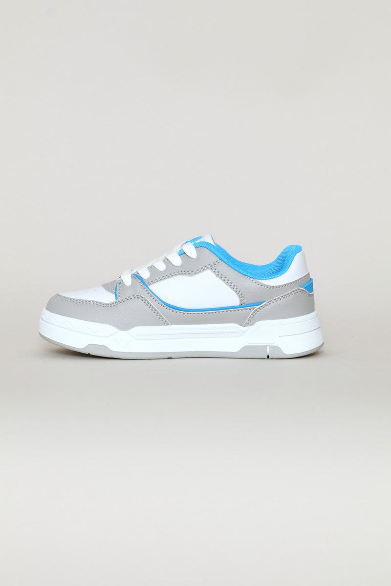 Boys Teramo Sneaker - White/Grey