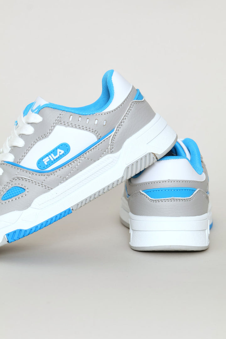 Boys Teramo Sneaker - White/Grey
