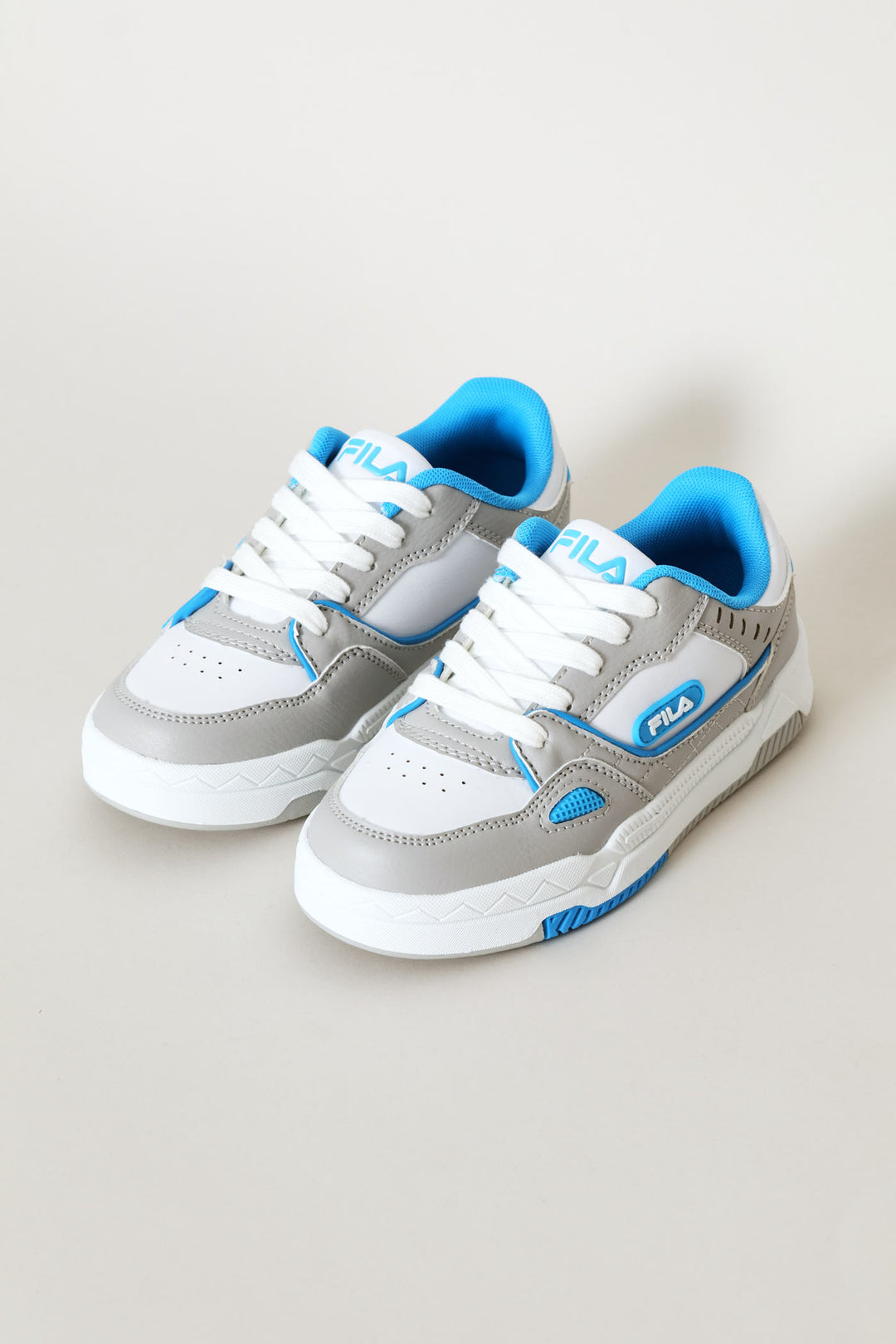 Boys Teramo Sneaker - White/Grey