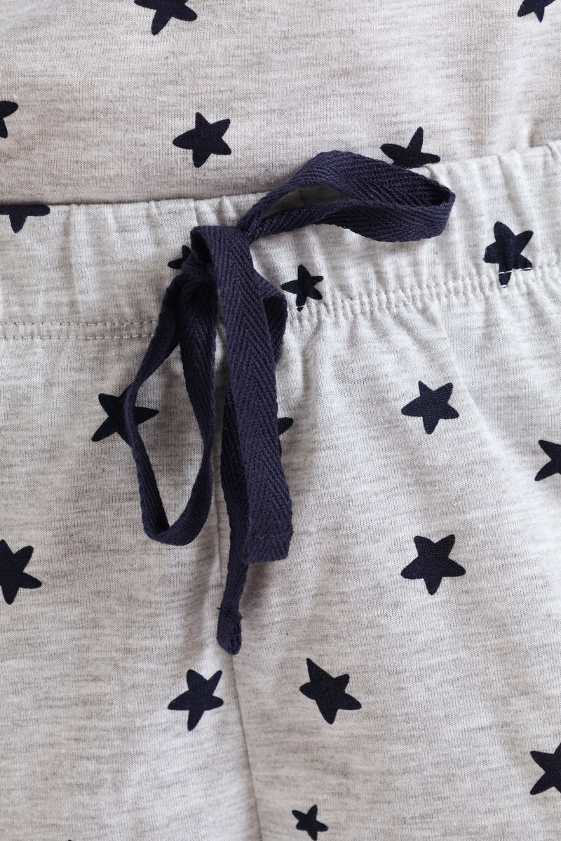 Stars Shorts - Grey Melange