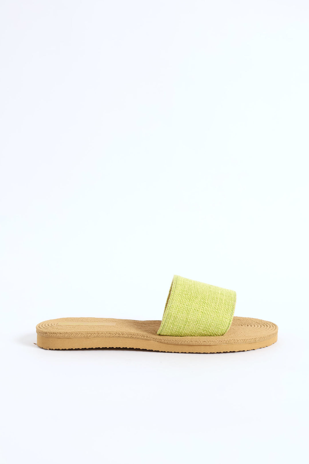 Plain Single Band Mule Sandal - Green
