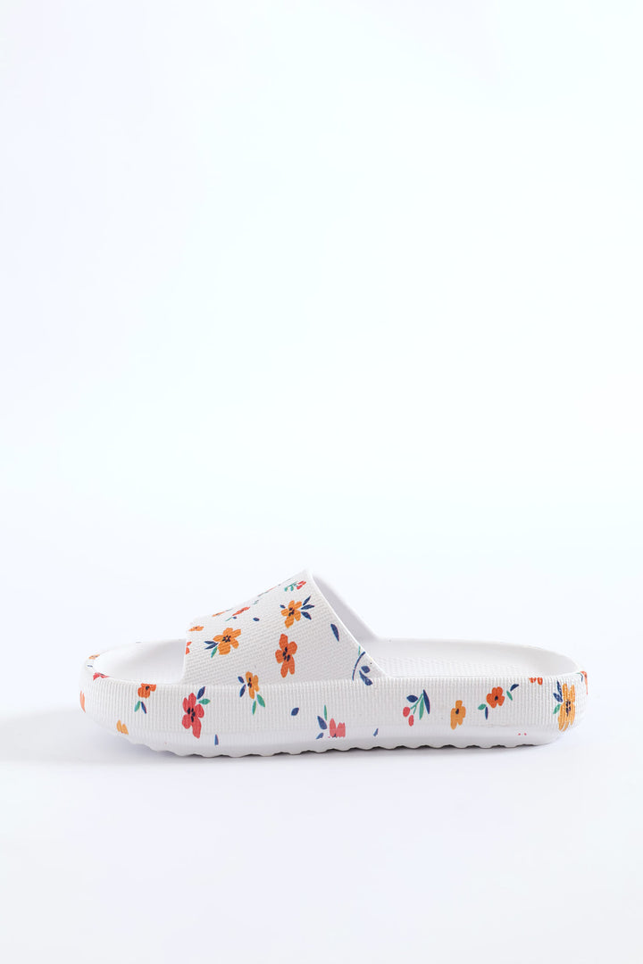 Printed EVA Slide - White