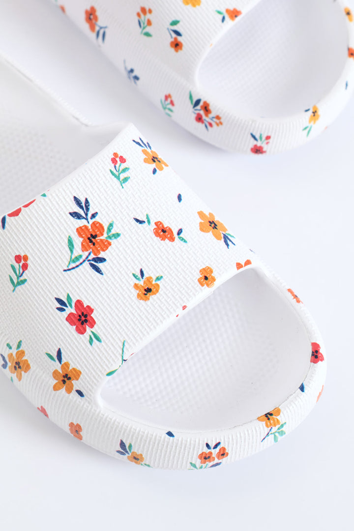 Printed EVA Slide - White