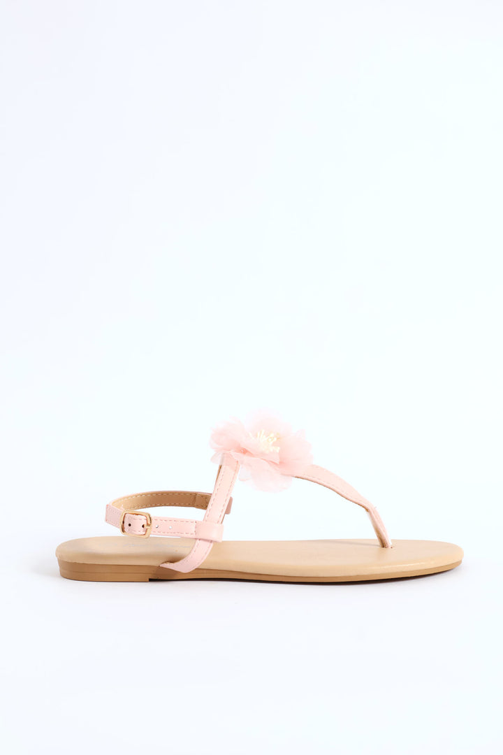 Girls Thong Sandal - Blush