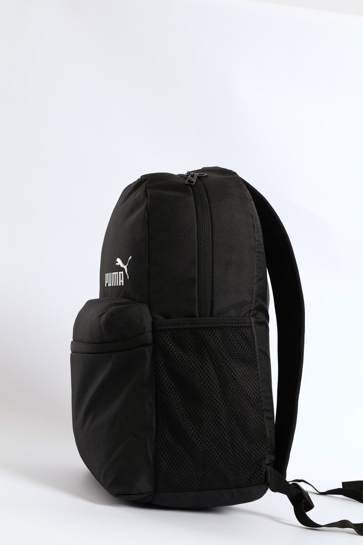 Metal 3D Logo And Cat Backpack - Black