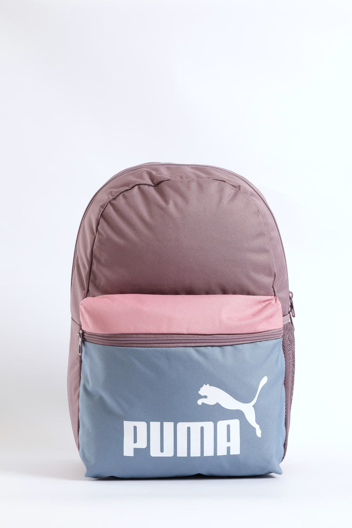 Phase Colour Block Backpack - Plum