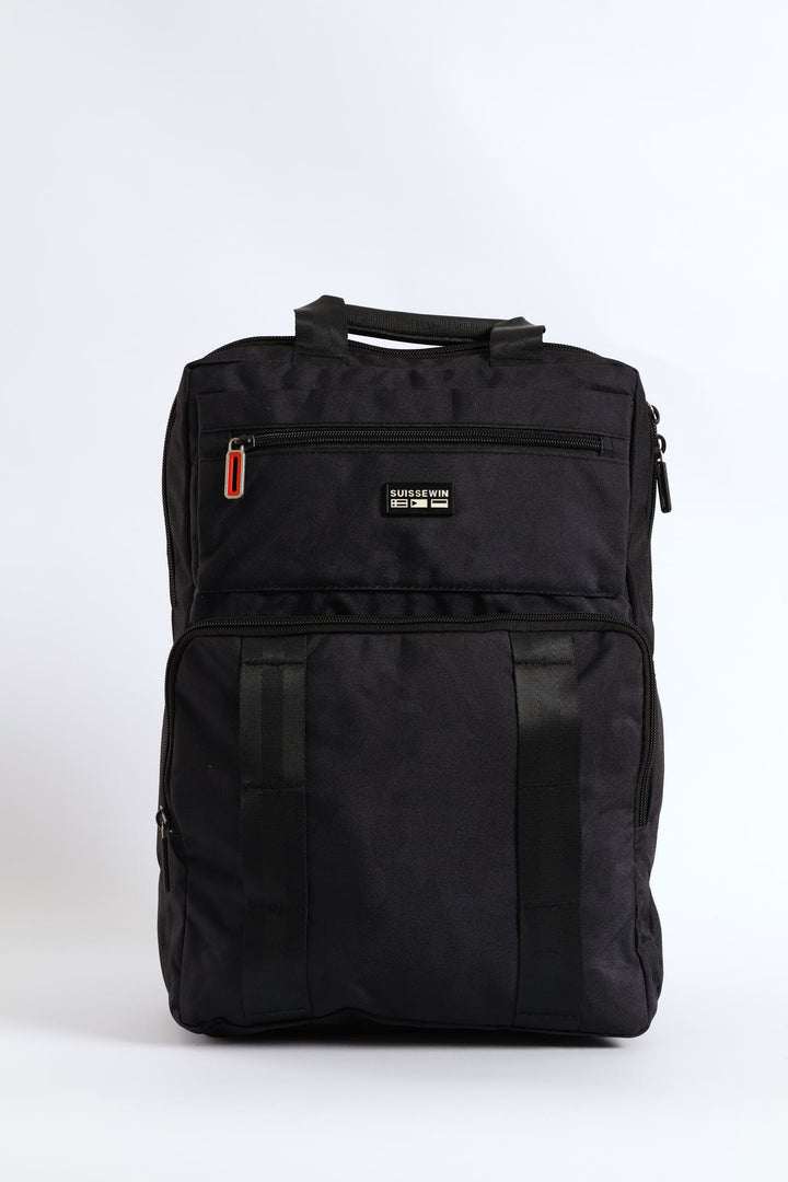 Webbed Backpack - Black
