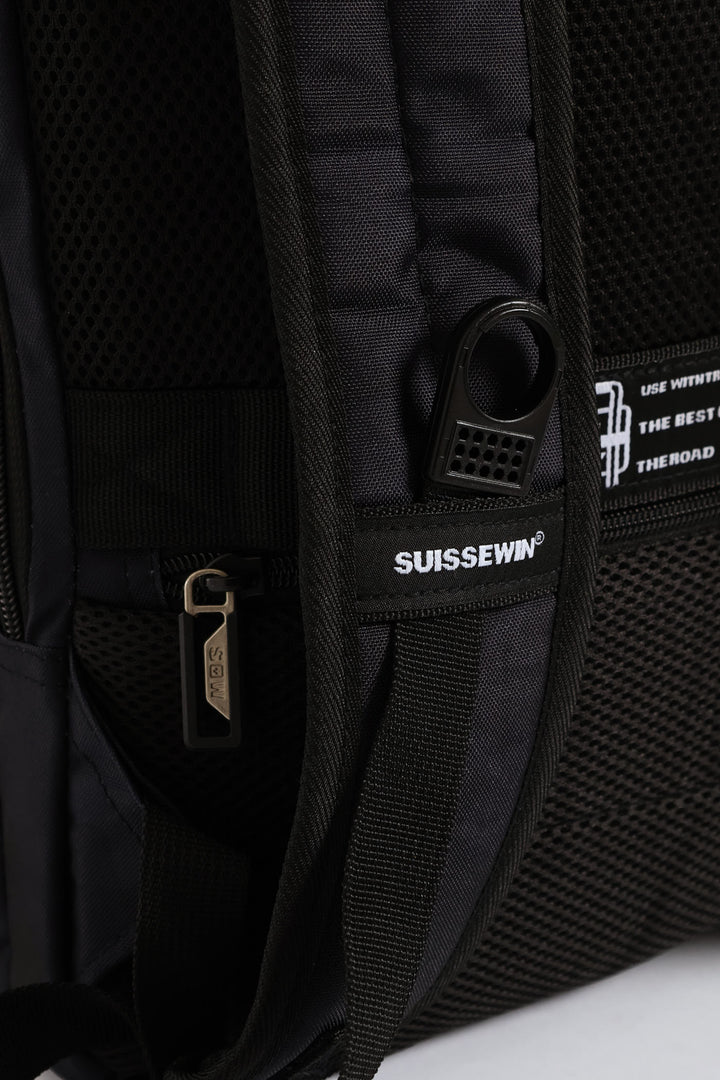 Webbed Backpack - Black