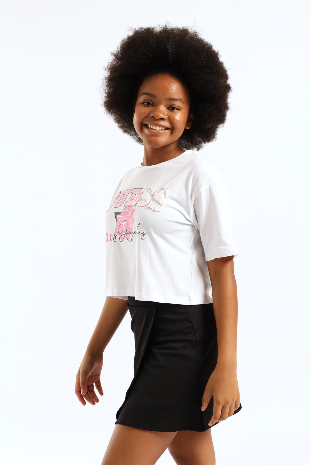 Girls Skort Set - White