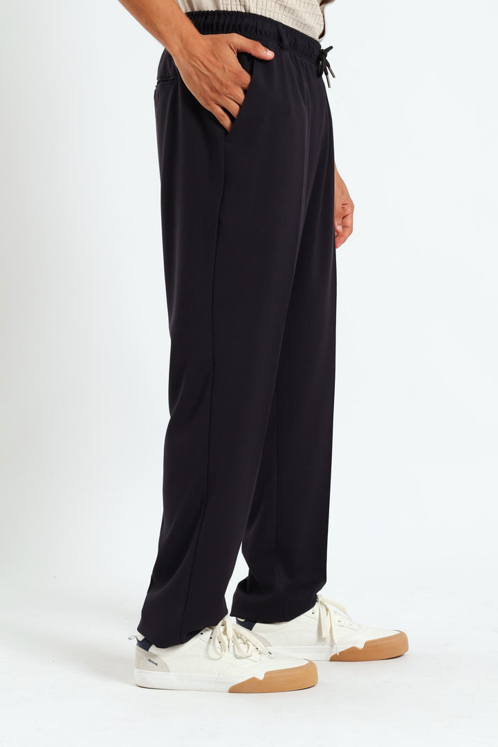 Elastic Trouser - Navy