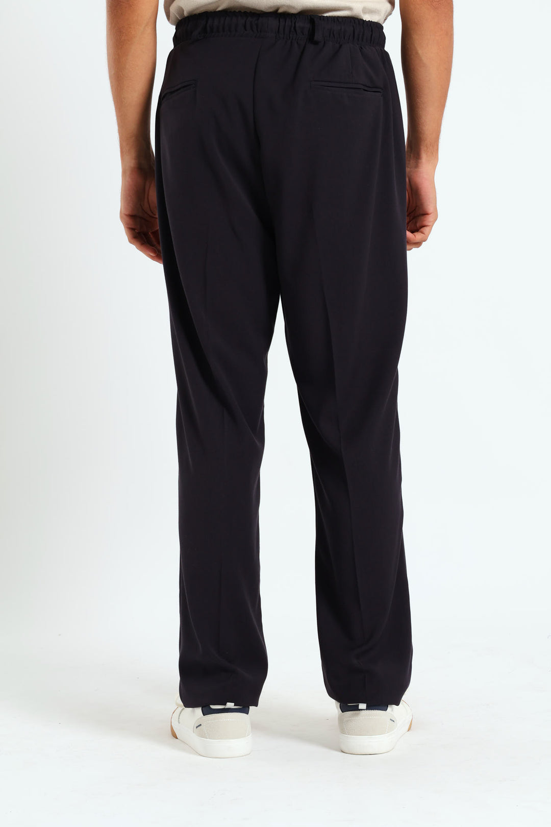 Elastic Trouser - Navy