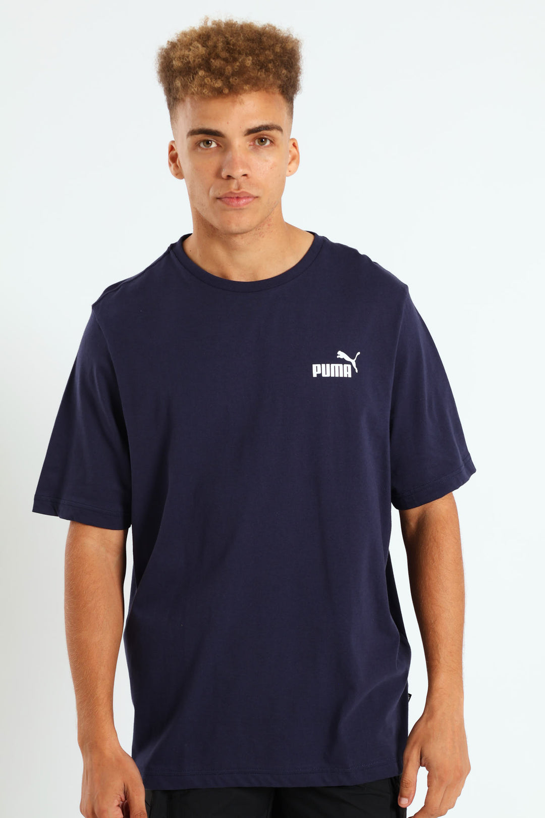 Essential Small Logo Tee - Navy