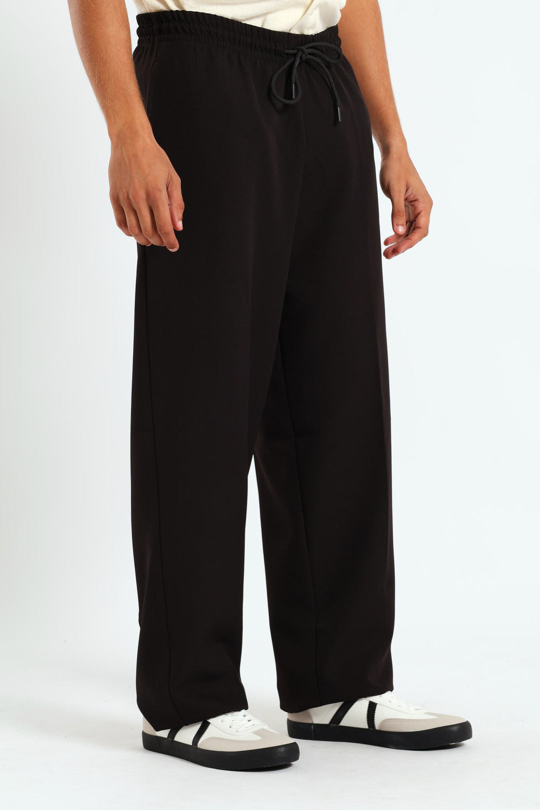 Baggy Smart Pants - Black
