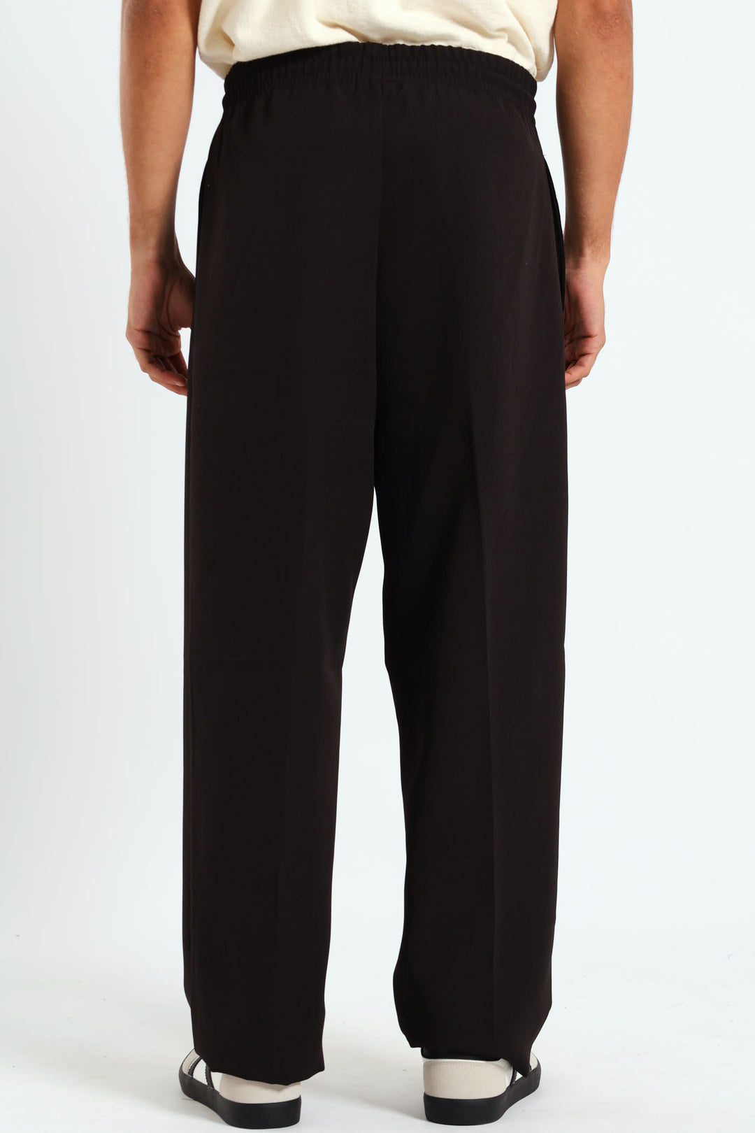 Baggy Smart Pants - Black