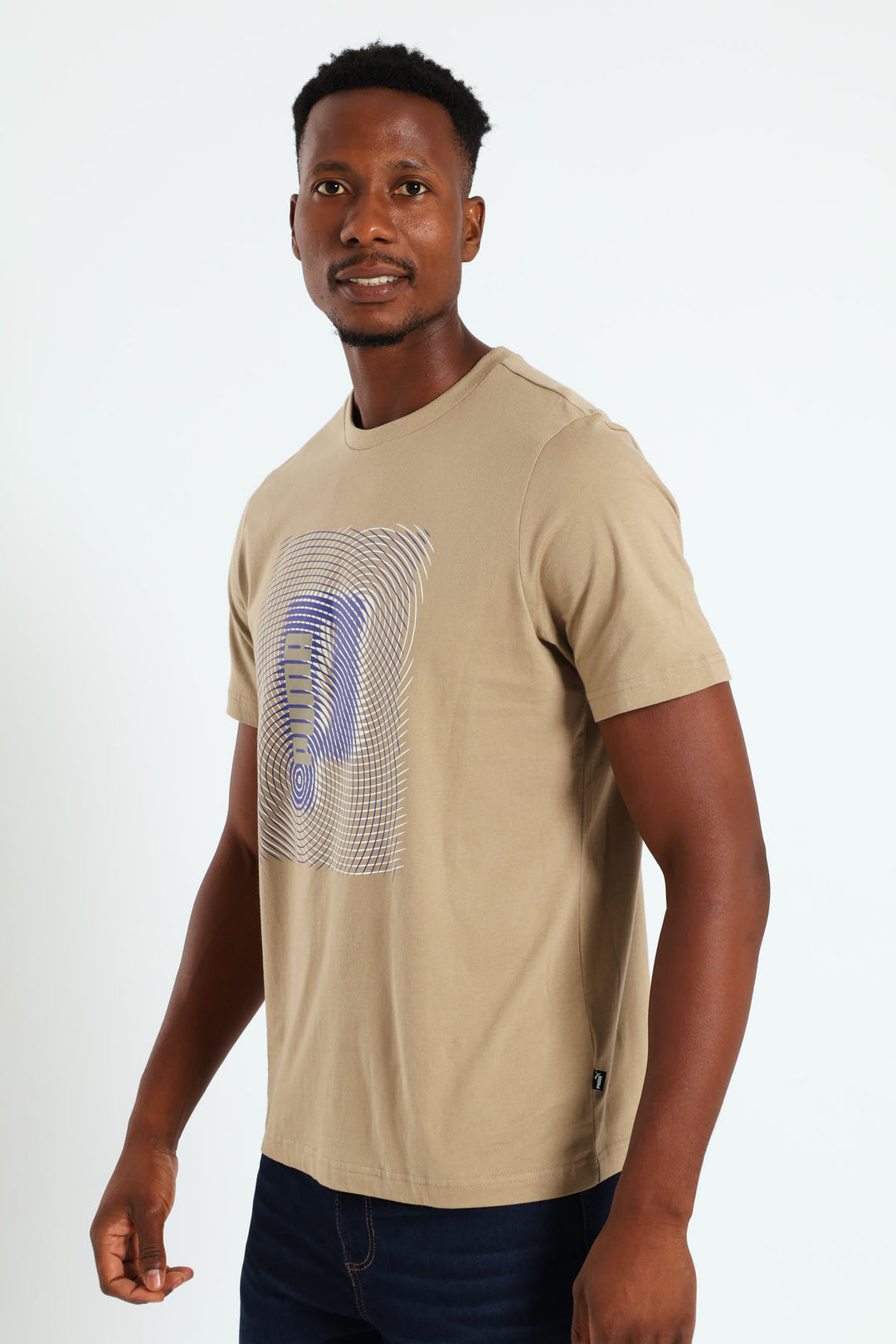 Graphics Execution Tee - Taupe