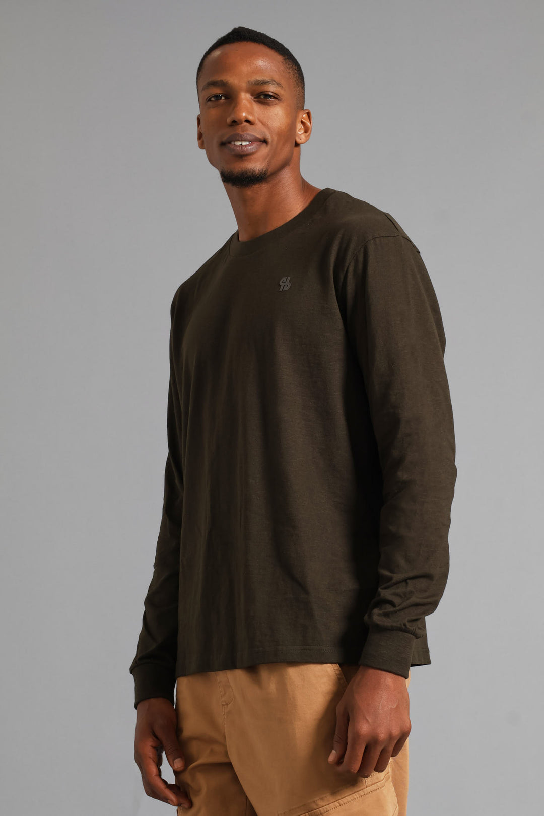 Long Sleeve Crew Tee - Fatigue