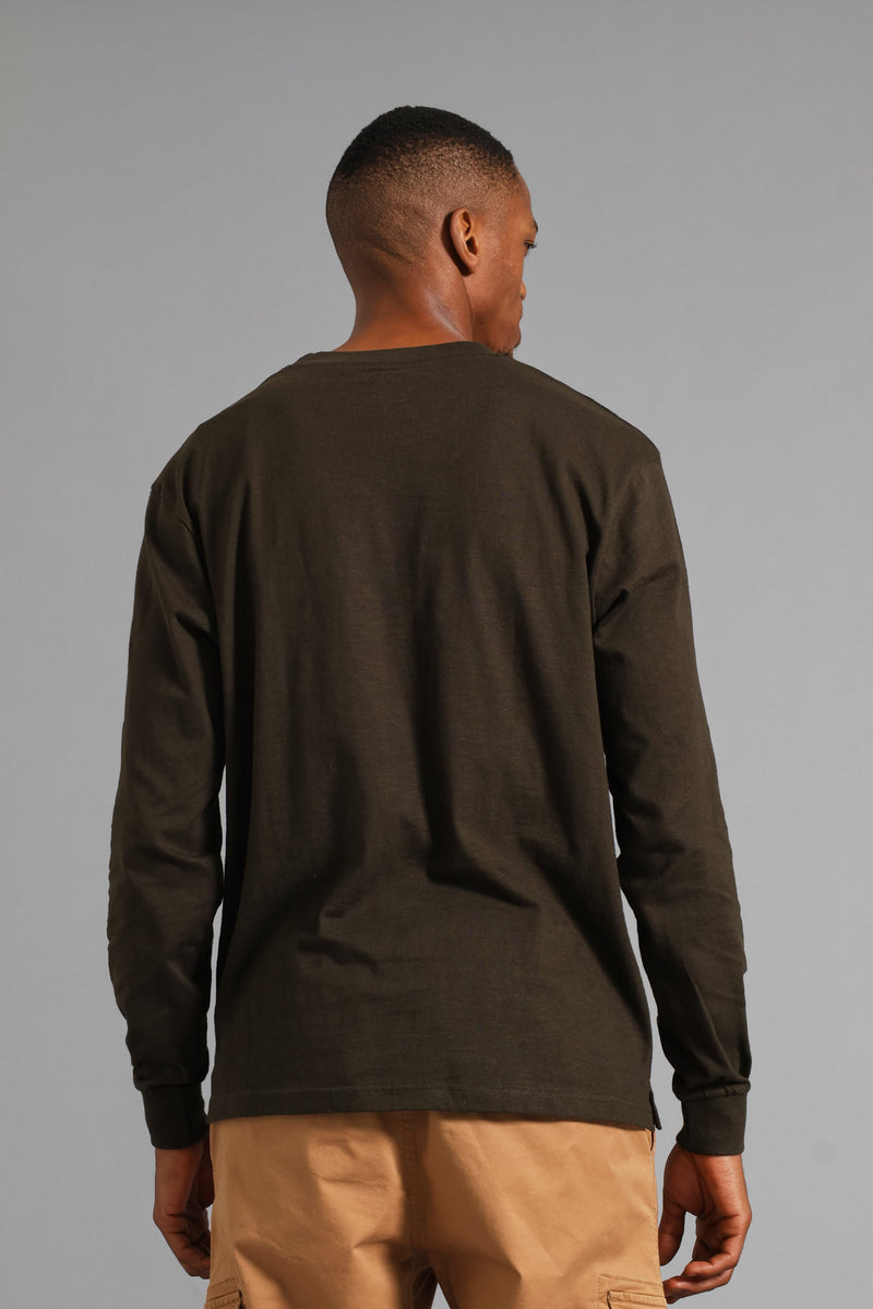 Long Sleeve Crew Tee - Fatigue
