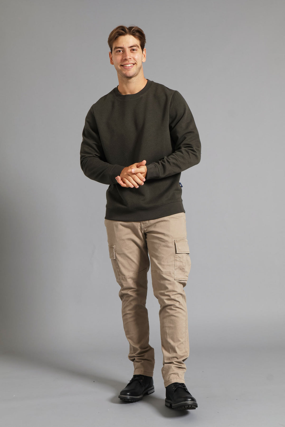 Diamond Surf Int Crew Top - Fatigue